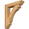 Ekena Millwork Merced Slat Rough Sawn Bracket w/ Offset Brace, Western Red Cedar, 6"W x 26"D x 30"H BKT0604X26X30MRC06RWR - alternate 1